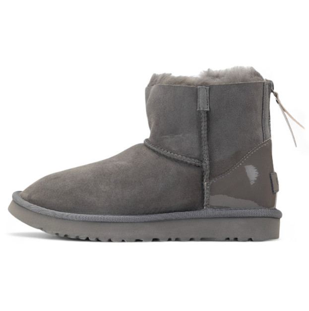 UGG Classic Mini Zip Lacquer Gray